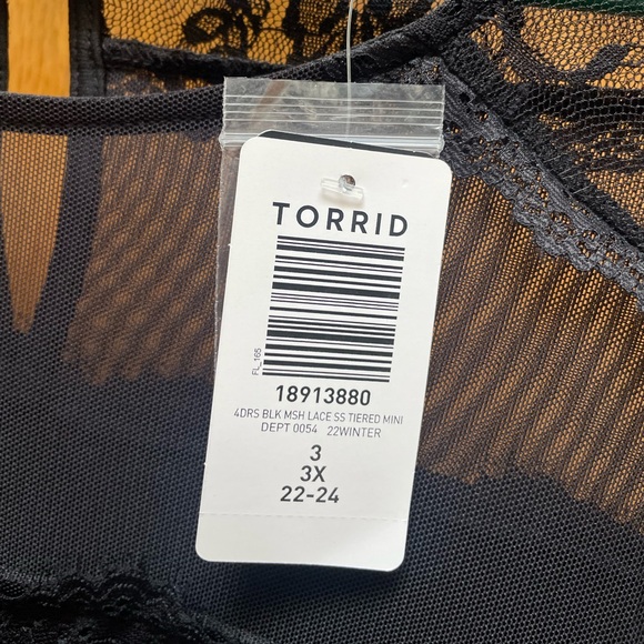Torrid black dress size 3 - Picture 3 of 3